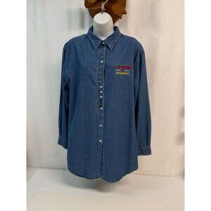 Ladies Denim Shirt L A Blues Vintage preowned  18-2033ef